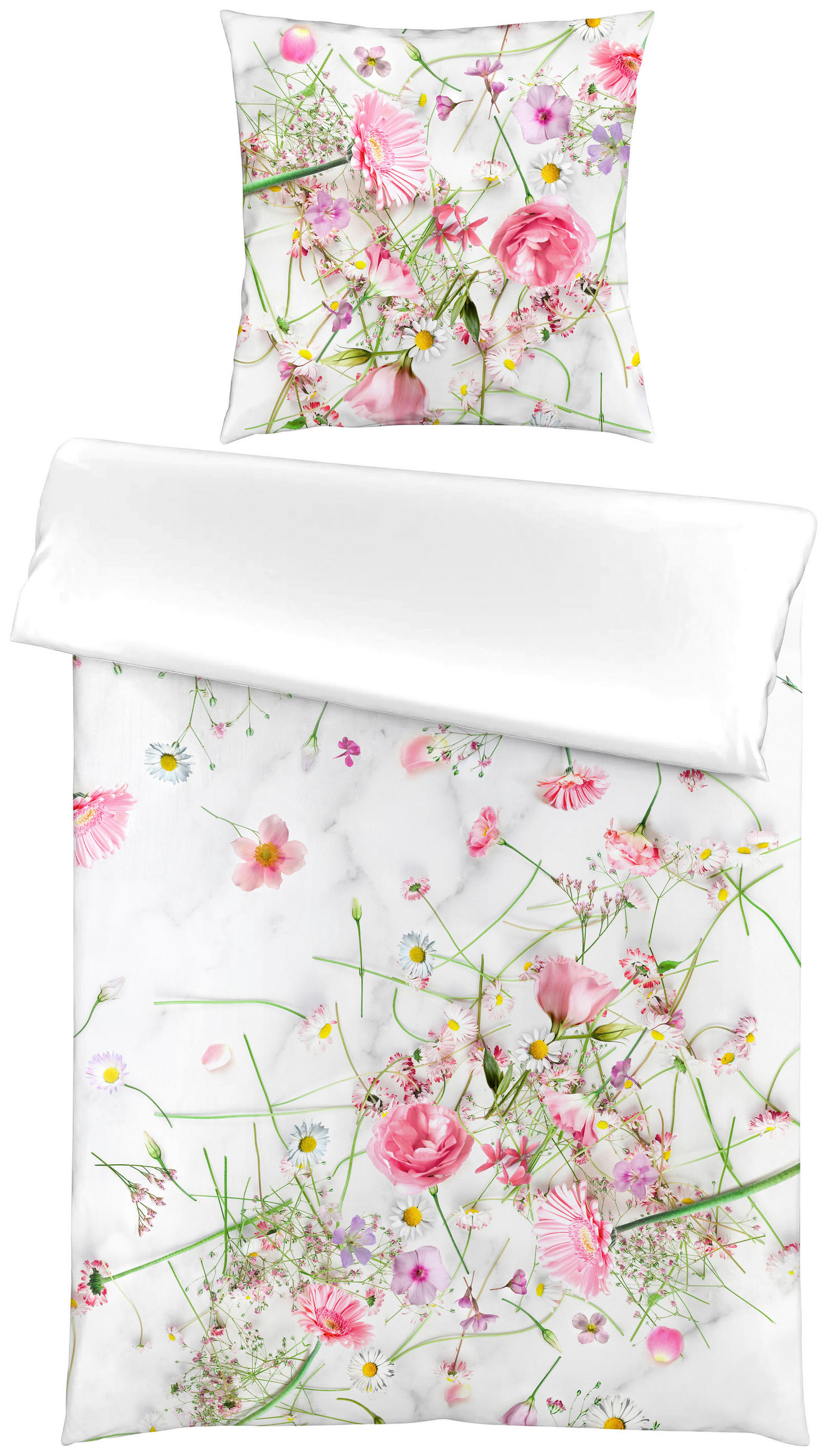 WENDEBETTWÄSCHE Satin 135/200 cm  - Multicolor, Textil (135/200cm) - Esposa