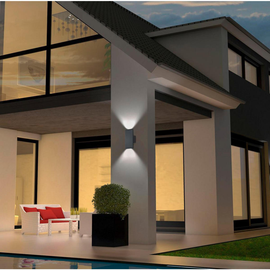 Thumbnail - Trio Leuchten AUßENWANDLEUCHTE Colorado, Anthrazit, Metall, F, 9x20x6.5 cm, Lampen & Leuchten, Außenbeleuchtung, Außenle...