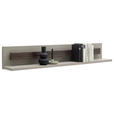WANDBOARD  150/24/22 cm  - Eichefarben/Grau, Design, Holzwerkstoff (150/24/22cm) - Novel