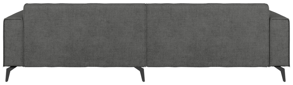 ECKSOFA Chenille Dunkelgrau  - Hellbraun/Dunkelgrau, Modern, Textil/Metall (300/190cm) - Carryhome
