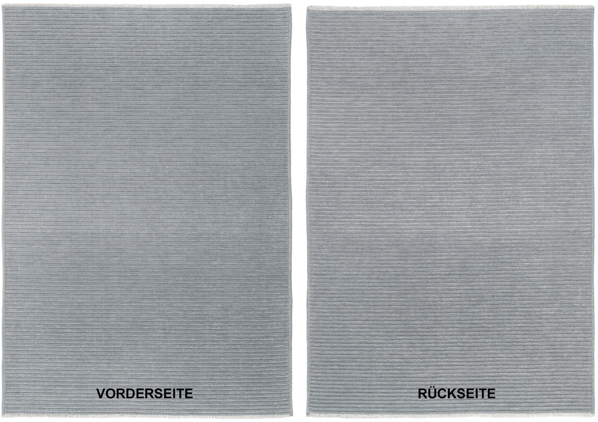 FLACHWEBETEPPICH 65/130 cm Grau  - Grau, Design, Textil (65/130cm) - Novel
