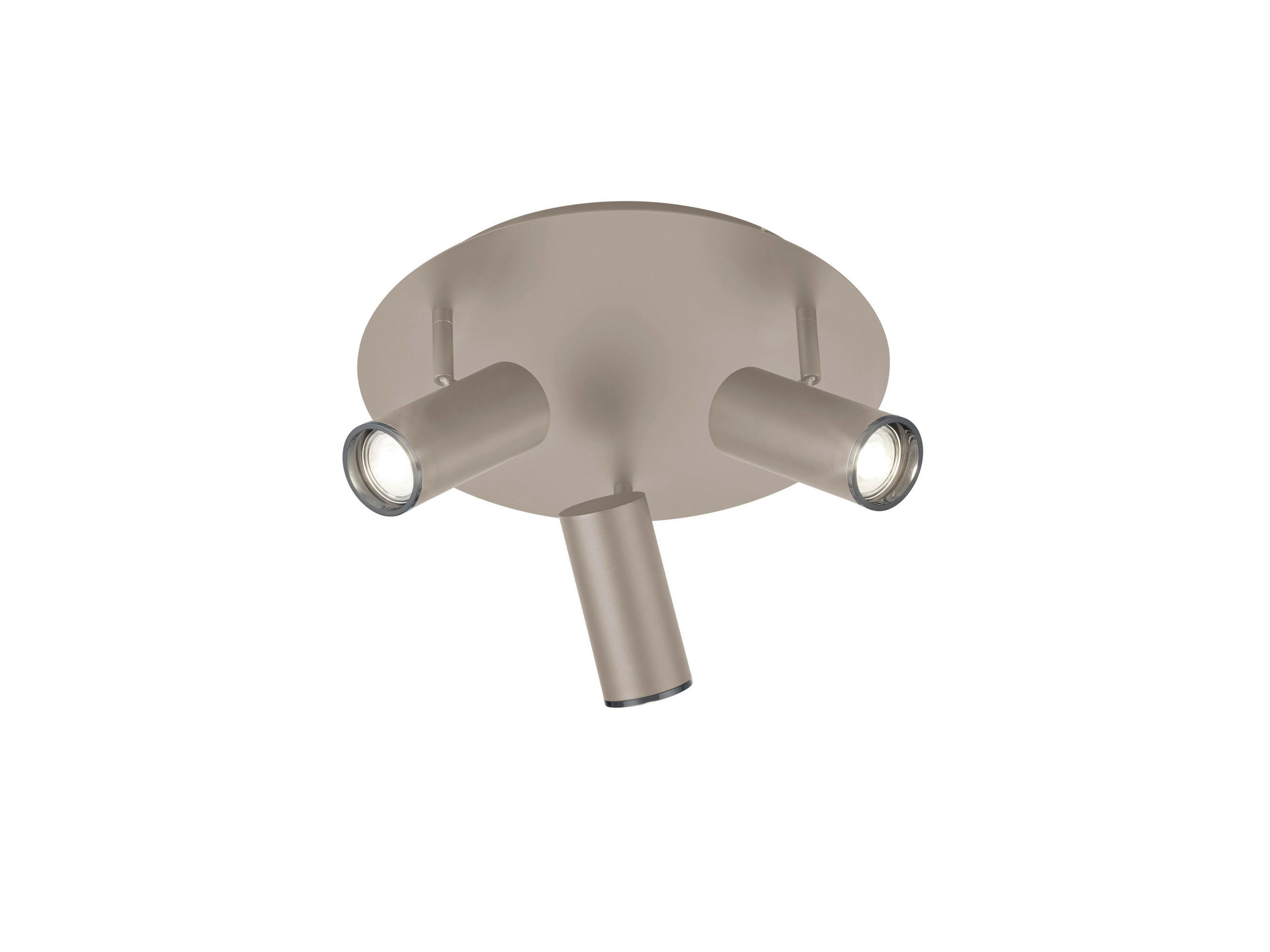 DECKENLEUCHTE 35/20 cm   - Taupe, KONVENTIONELL, Metall (35/20cm) - Hell