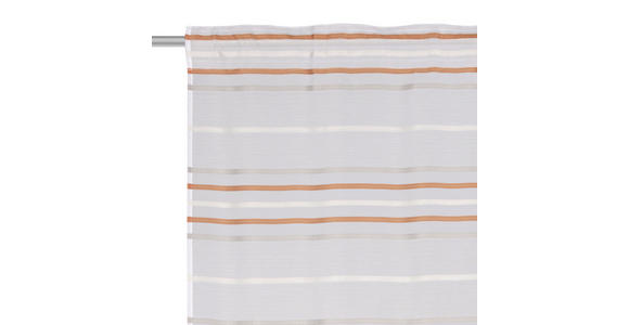 FERTIGVORHANG halbtransparent  - Terra cotta, KONVENTIONELL, Textil (140/245cm) - Esposa