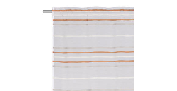 FERTIGVORHANG halbtransparent - Terra cotta, KONVENTIONELL, Textil (140/245cm) - Esposa