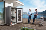 GERÄTESCHRANK - Silberfarben, Design, Metall (93/182,5/83cm) - Biohort