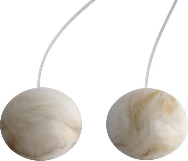 MAGNETICKÁ SPONA NA ZÁVĚS - šedobéžová, Konvenční, kov/plast (40cm) - Homeware
