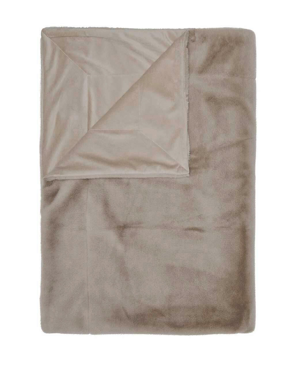 DOMÁCA DEKA, polyester, 150/200 cm - taupe, Basics, textil (150/200cm) - Essenza