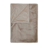 DOMÁCA DEKA, polyester, 150/200 cm - taupe, Basics, textil (150/200cm) - Essenza
