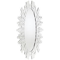 WANDSPIEGEL 90/199/4,8 cm    in oval  - Silberfarben, Design, Glas/Holzwerkstoff (90/199/4,8cm) - Xora