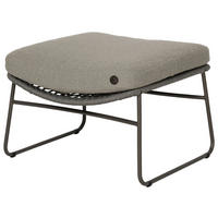 LOUNGEHOCKER  - Taupe/Schlammfarben, Basics, Textil/Metall (68/37/61cm) - Joop!