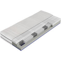 TASCHENFEDERKERNMATRATZE Dream Deluxe 3D Pro 90/200 cm Höhe ca. 22 cm  - Weiss, Basics, Textil (90/200cm) - Dieter Knoll