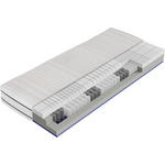 TASCHENFEDERKERNMATRATZE Dream Deluxe 3D Pro 90/200 cm Höhe ca. 22 cm  - Weiß, Basics, Textil (90/200cm) - Dieter Knoll