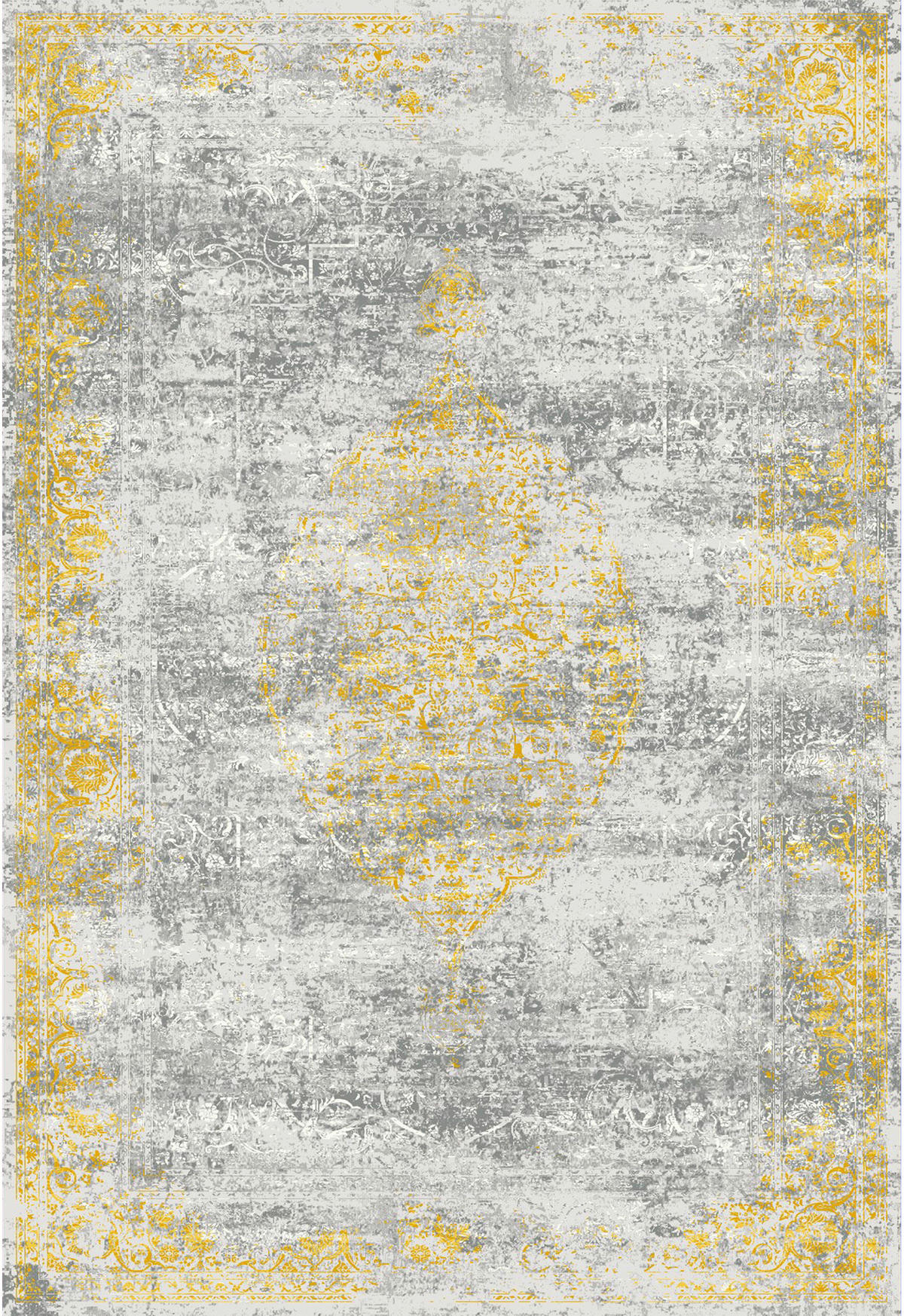 VINTAGE KOBEREC, 160/230 cm šedá - šedá, Design, textil (160/230cm) - Dieter Knoll
