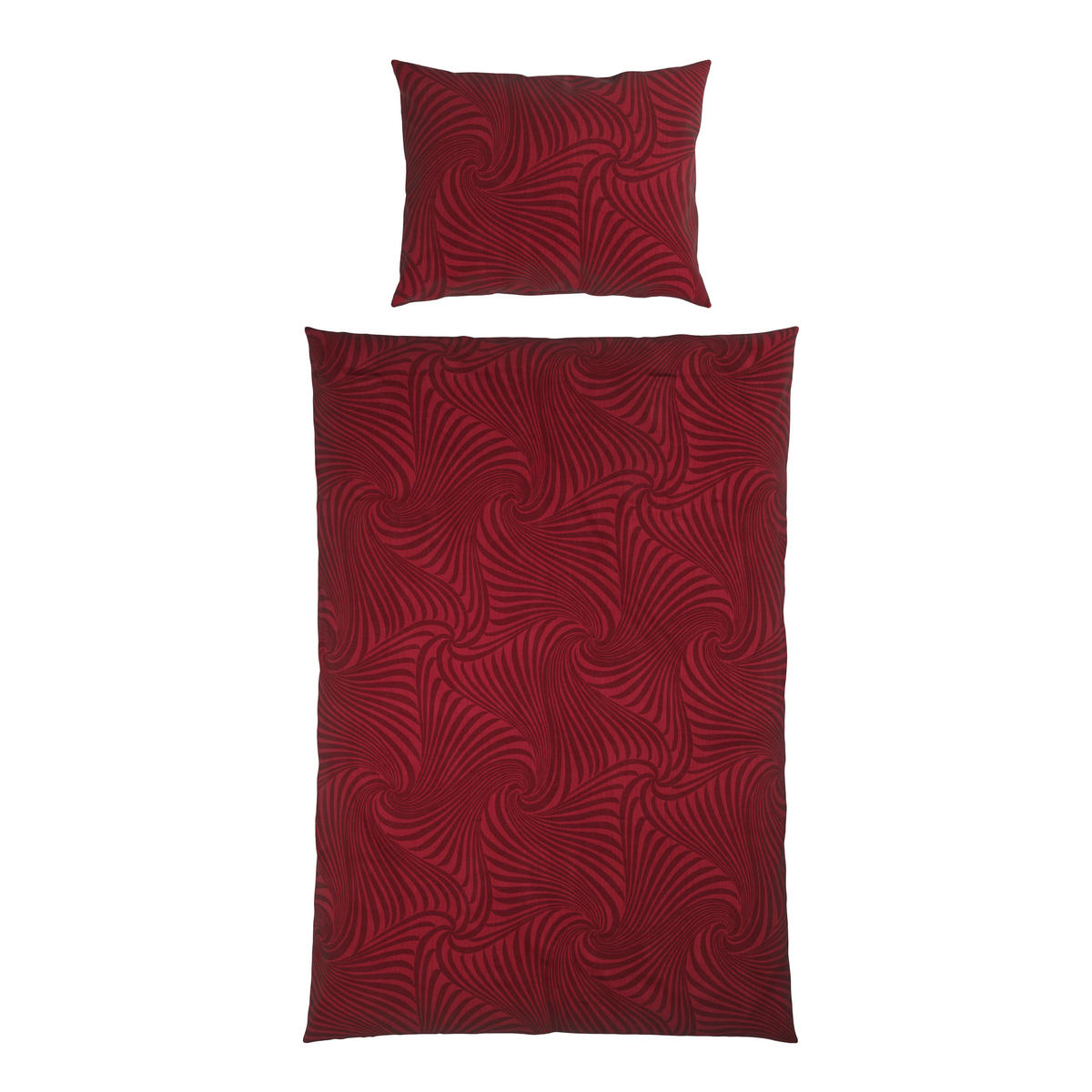BETTWÄSCHE 3-teilig Makosatin 140/200 cm  - Beere, Basics, Textil (140/200cm) - Fleuresse