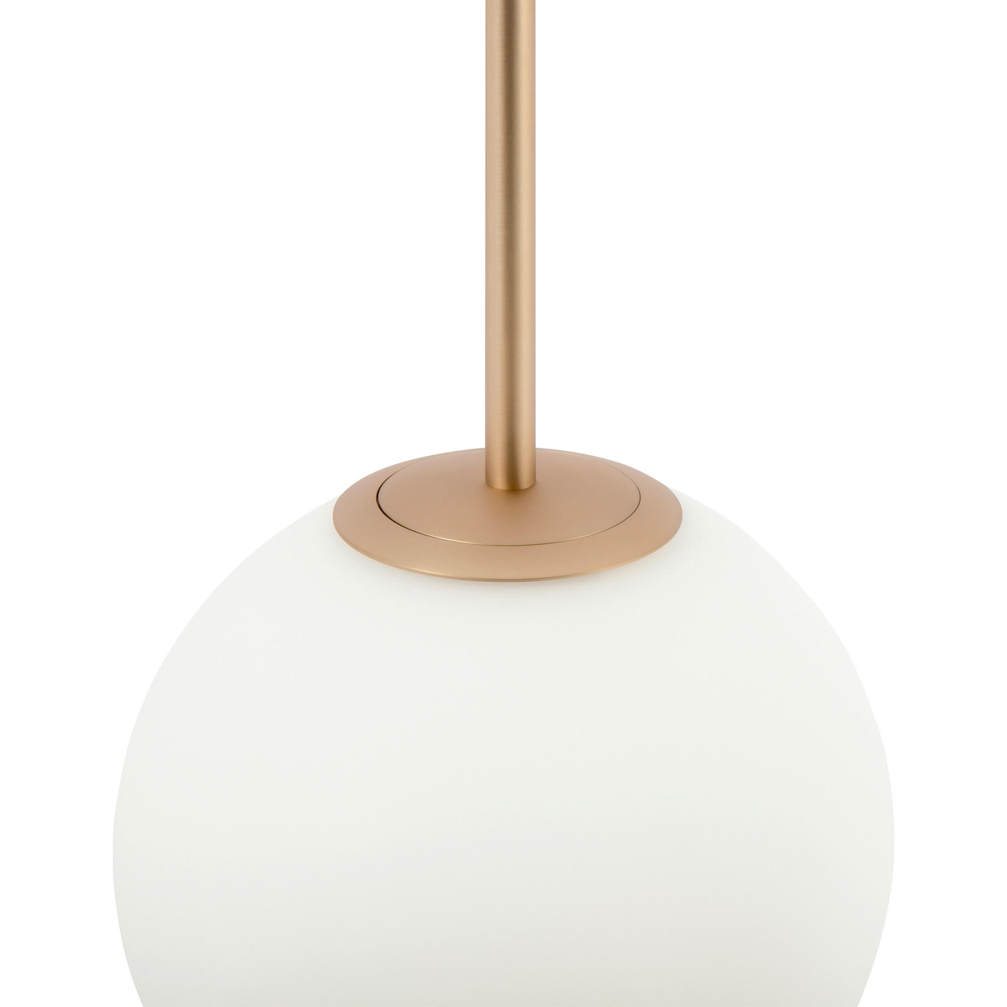PENDELLEUCHTE 20/40 cm  - Goldfarben/Weiß, Trend, Glas/Metall (20/40cm) - MAYTONI
