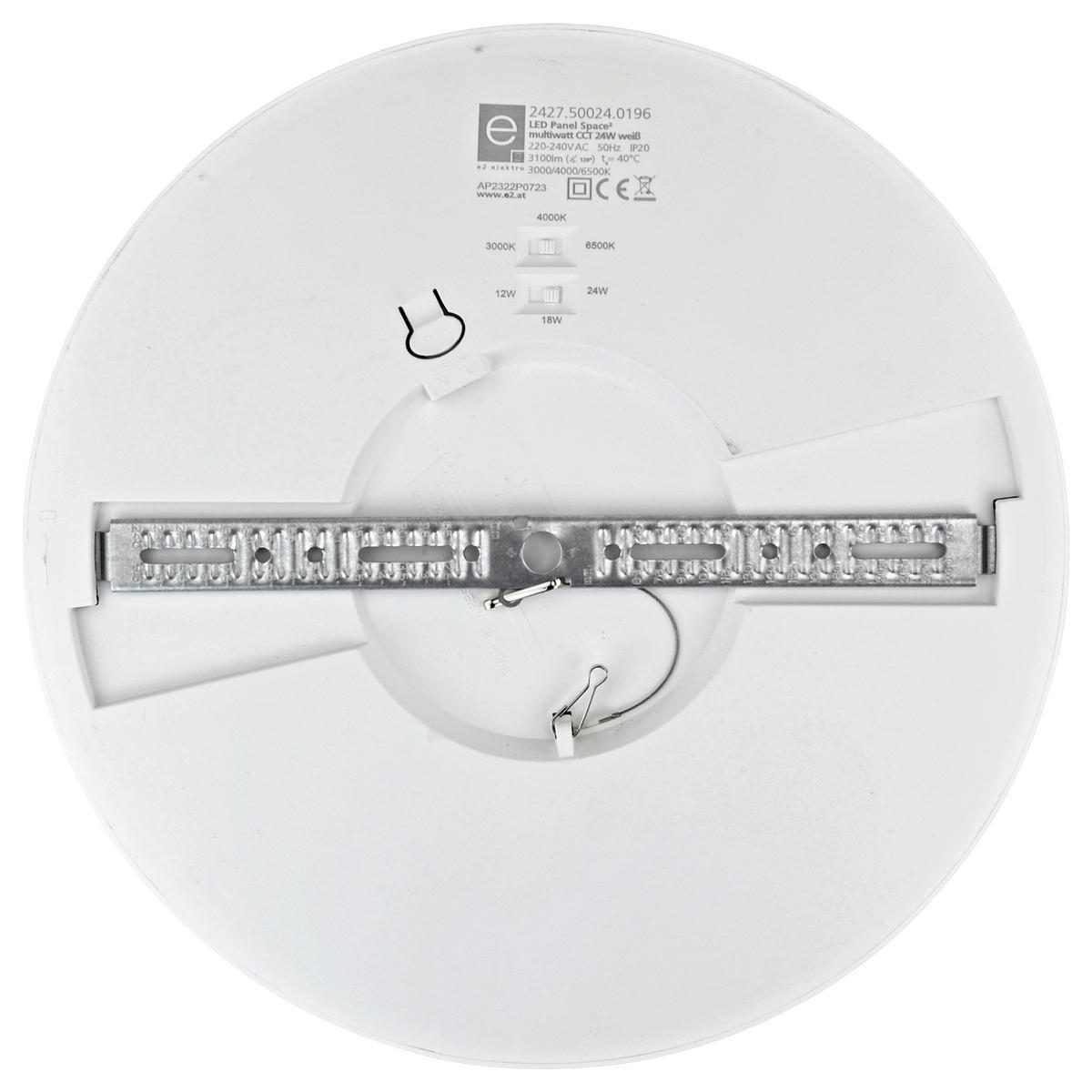 LED-DECKENLEUCHTE Space 30/1,7 cm   - Weiß, KONVENTIONELL, Kunststoff (30/1,7cm)