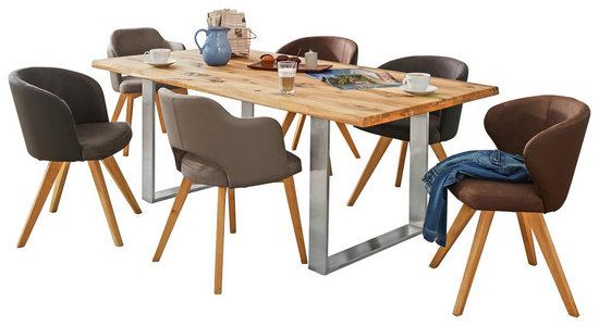 Esstisch In Holz Metall 200 100 77 Cm Online Kaufen Xxxlutz