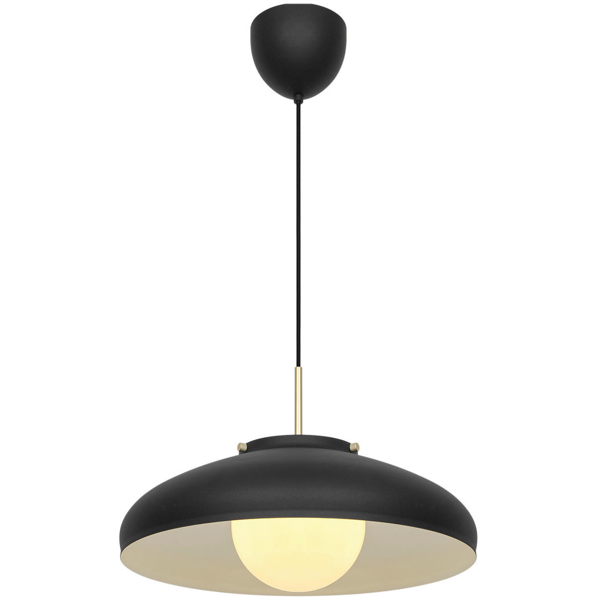HÄNGELEUCHTE 40/26,4 cm   - Schwarz, KONVENTIONELL, Metall (40/26,4cm) - Nordlux