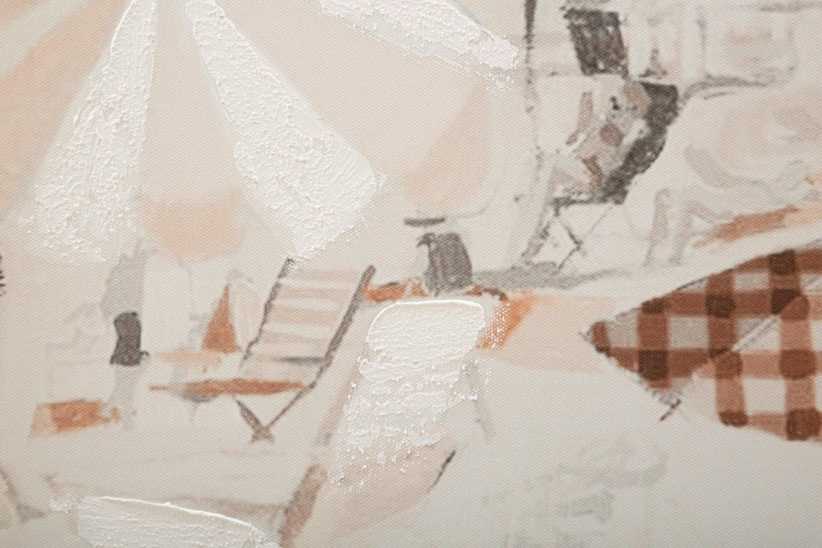 LEINWANDBILD  - Basics, Holz/Textil (80/120/3cm)