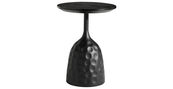 BEISTELLTISCH in Metall, Holzwerkstoff 40/40/54 cm  - Schwarz, Trend, Holzwerkstoff/Metall (40/40/54cm) - Xora