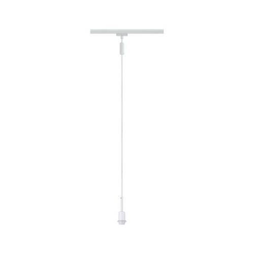 SCHIENENSYSTEM-HÄNGELEUCHTE URail 4,4/135 cm   - Weiß, Basics, Kunststoff/Metall (4,4/135cm) - Paulmann