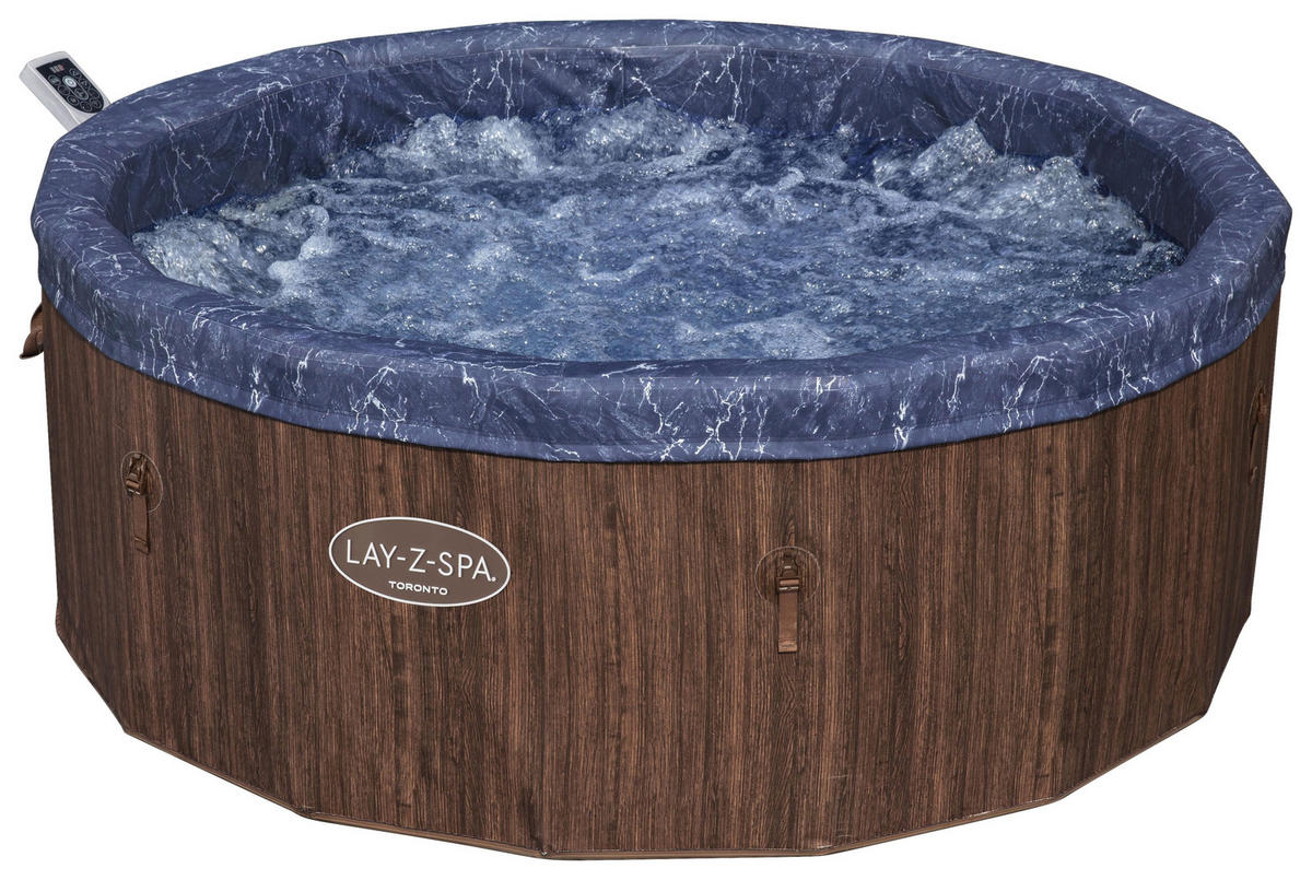 WHIRLPOOL LAY-Z-SPA TORONTO 6001W 190/70 cm  - Braun, KONVENTIONELL, Kunststoff/Metall (190/70cm) - Bestway
