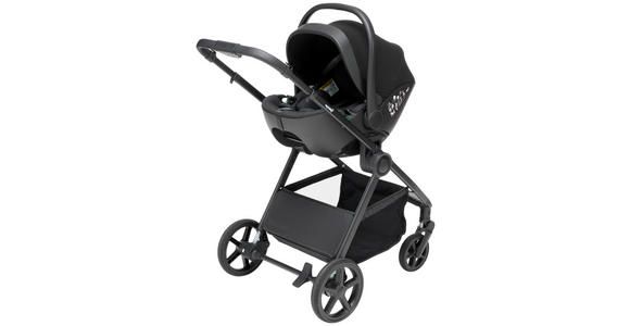 KINDERWAGENSET  - Schwarz, Basics, Textil/Metall - My Baby Lou