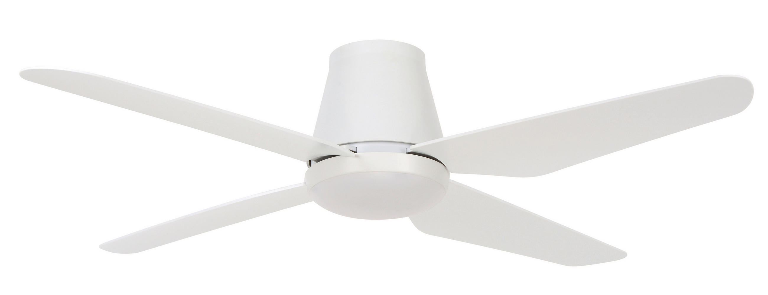 DECKENVENTILATOR  122/21 cm    - Weiss, Design, Kunststoff (122/21cm) - P & B