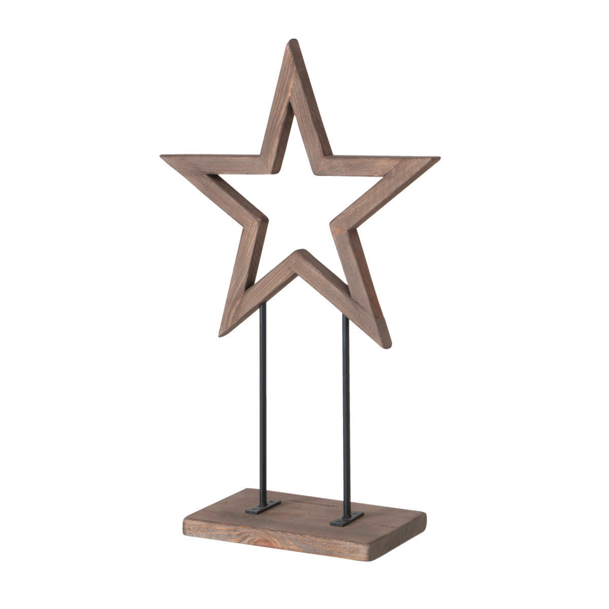 DEKOSTERN  - Naturfarben, Basics, Holz (46/19/71cm) - Boltze Home