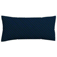 KOPFPOLSTERBEZUG WOVEN SATIN FADE 40/80 cm  - Schwarz/Dunkelblau, Basics, Textil (40/80cm) - Schlafgut