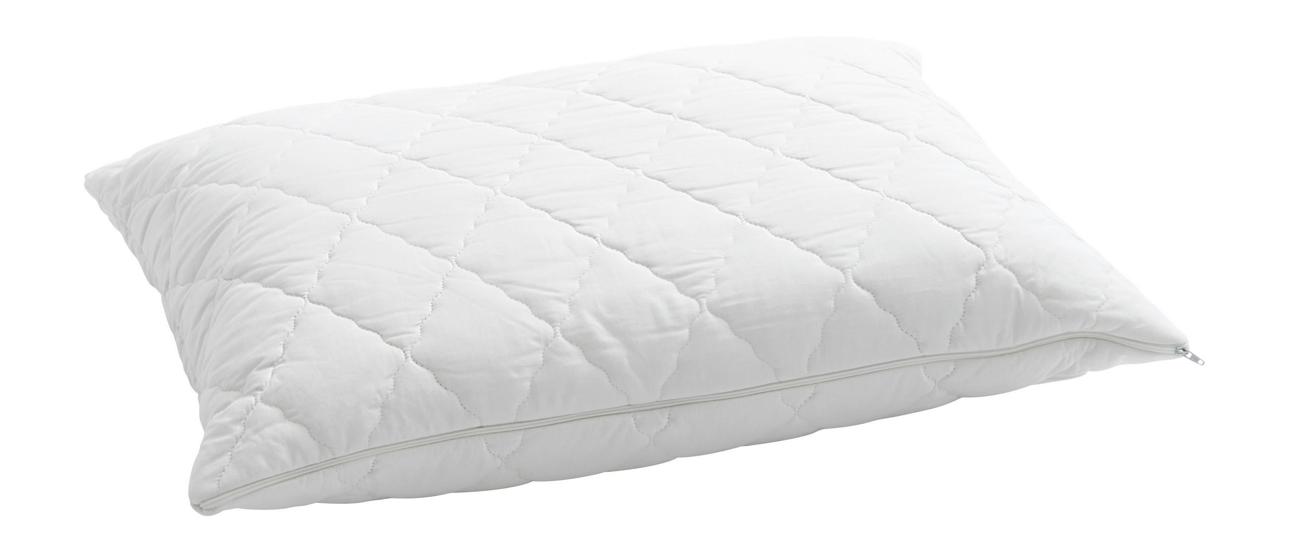 KOPFKISSEN 50/70 cm  - Weiss, Basics, Textil (50/70cm) - Billerbeck