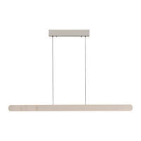 LED-PENDELLEUCHTE 160/5,5/180 cm  - Creme, Design, Kunststoff/Metall (160/5,5/180cm) - Schöner Wohnen