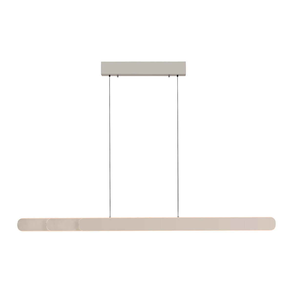 LED-PENDELLEUCHTE 160/5,5/180 cm  - Creme, Design, Kunststoff/Metall (160/5,5/180cm) - Schöner Wohnen