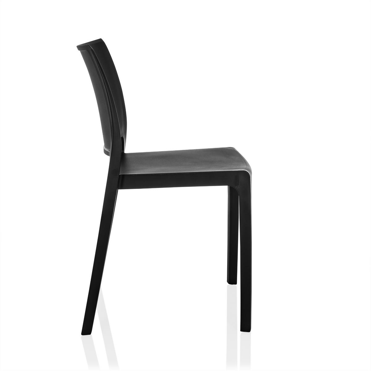 STOL  - svart, Modern, plast (47/80/51cm) - MID.YOU