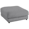 HOCKER in Textil Grau  - Schwarz/Grau, Design, Kunststoff/Textil (100/86/100cm) - Lomoco