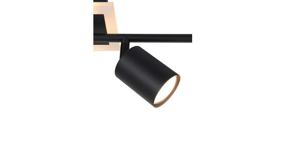 DECKENLEUCHTE 4.2 W    63/9,5/16 cm  - Schwarz, Trend, Kunststoff/Metall (63/9,5/16cm) - Novel