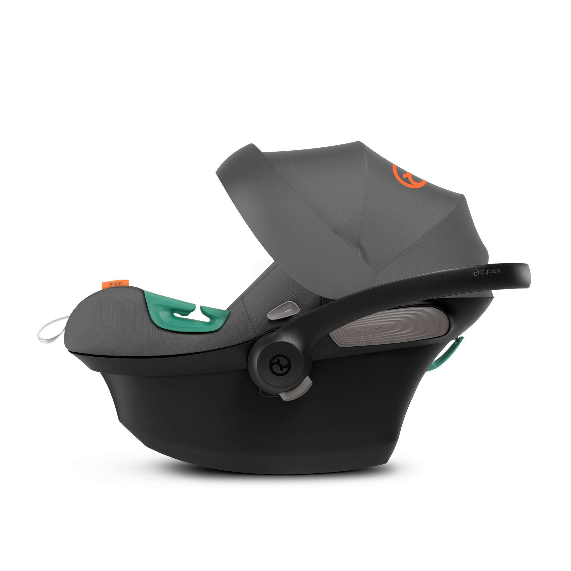 BABYSCHALE Aton S2 i-Size  - Dunkelgrau/Grau, Basics, Kunststoff/Textil (45,8/38/72cm) - Cybex