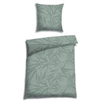 BETTWÄSCHE 2-teilig Seersucker 135/200 cm  - Salbeigrün, Basics, Textil (135/200cm) - Florella