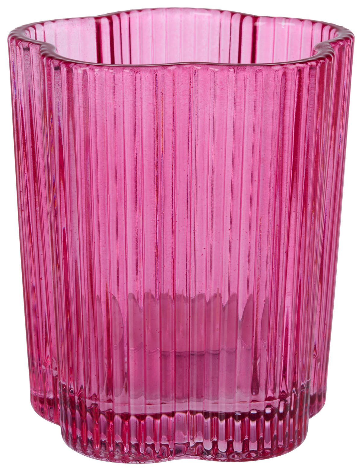 TEELICHTGLAS - Rosa, Basics, Glas (7,5/8,5cm)