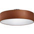 DECKENLEUCHTE - Braun/Nickelfarben, Design, Textil/Metall (50/20,5cm) DECKENLEUCHTE - Braun/Nickelfarben, Design, Textil/Metall (50/20,5cm)