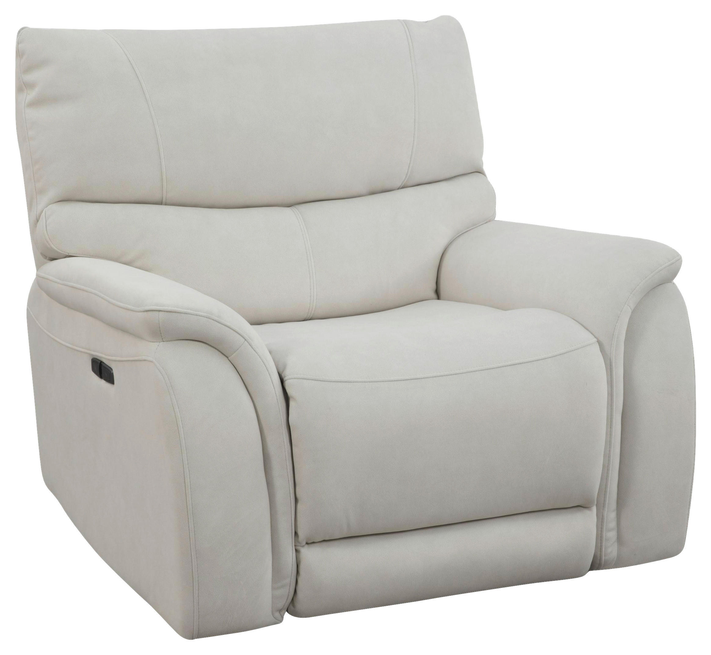 RECLINERFÅTÖLJ i vävt tyg cremefärgad  - svart/cremefärgad, Klassisk, metall/textil (102/99/98cm) - Livetastic