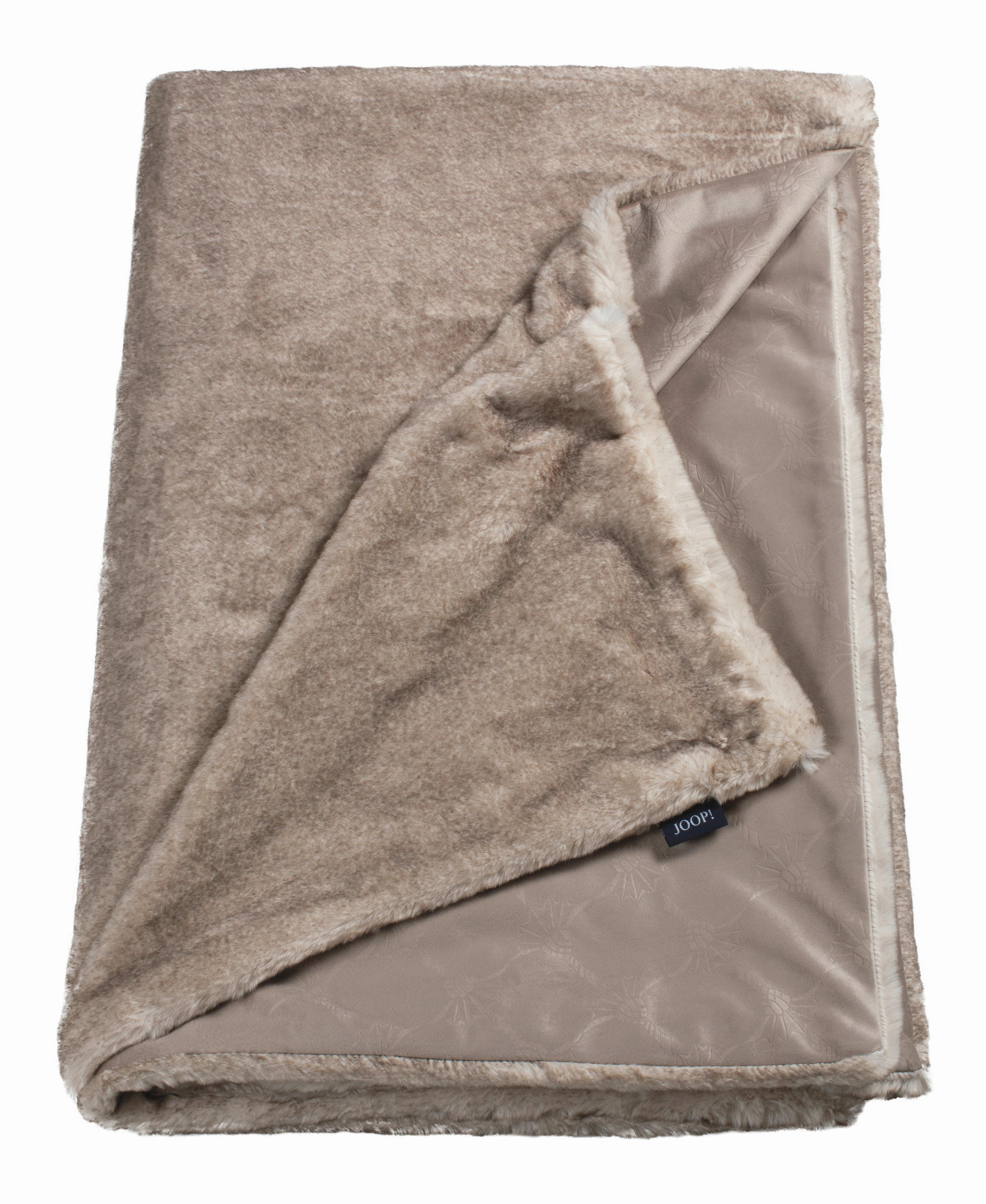 FELLDECKE FUR 130/170 cm  - Naturfarben, Design, Textil (130/170cm) - Joop!