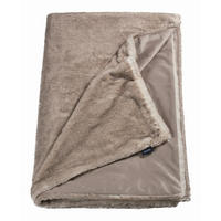 FELLDECKE FUR 130/170 cm  - Naturfarben, Design, Textil (130/170cm) - Joop!