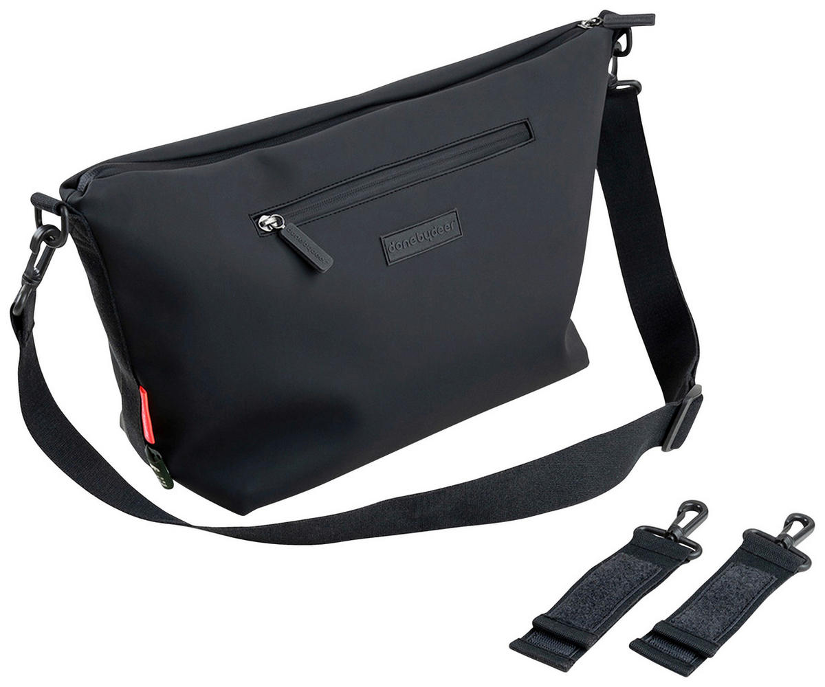 WICKELTASCHE  - Schwarz, Basics, Kunststoff/Textil (44/14/25cm)