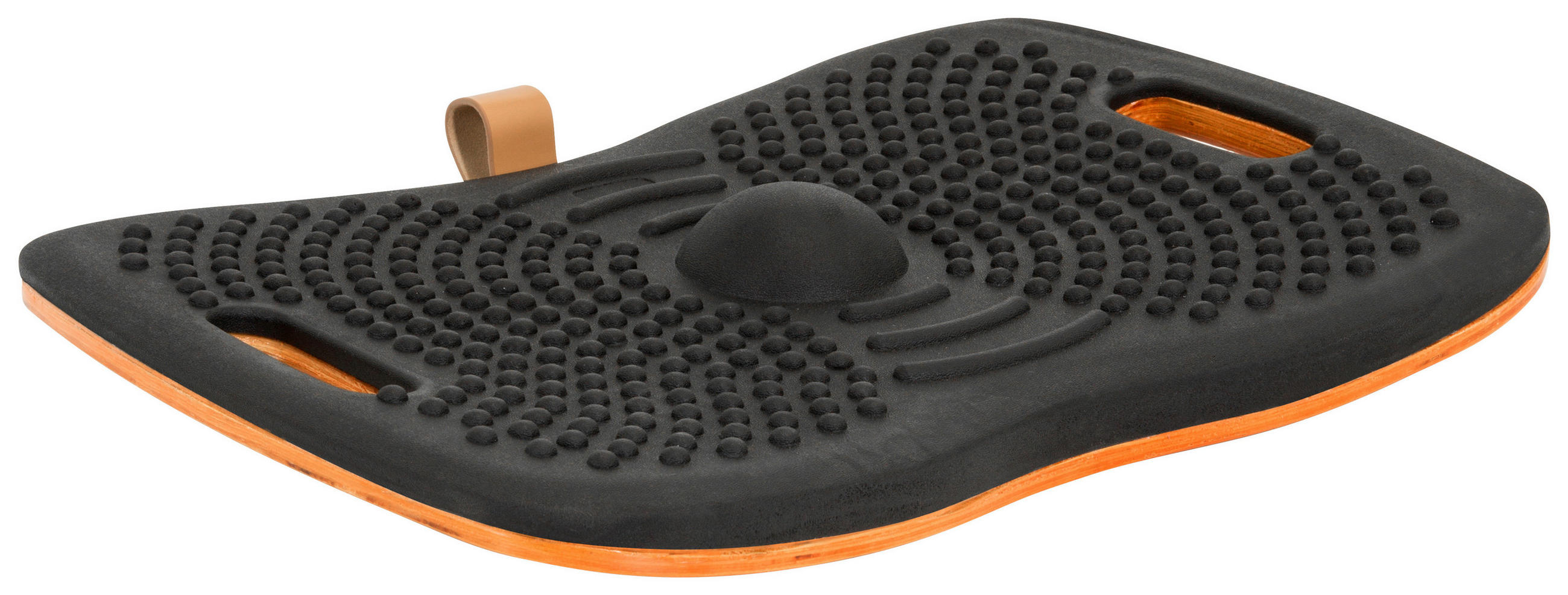 BALANCE BOARD - Schwarz/Orange, Basics, Holzwerkstoff/Kunststoff (50/5/35cm) - MID.YOU