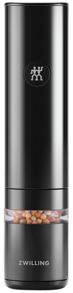 ELEKTR. SALZ-/PFEFFERMÜHLE  - Schwarz, Basics, Keramik/Kunststoff - Zwilling