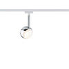 SCHIENENSYSTEM-STRAHLER URail 8/21/8 cm   - Chromfarben/Weiß, Design, Metall (8/21/8cm) - Paulmann