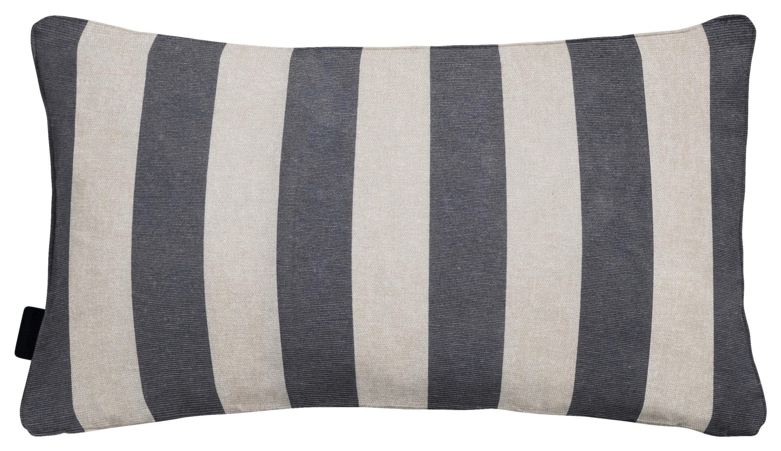 XXXLutz Zierkissen Creme, Grau 50x30x10 cm