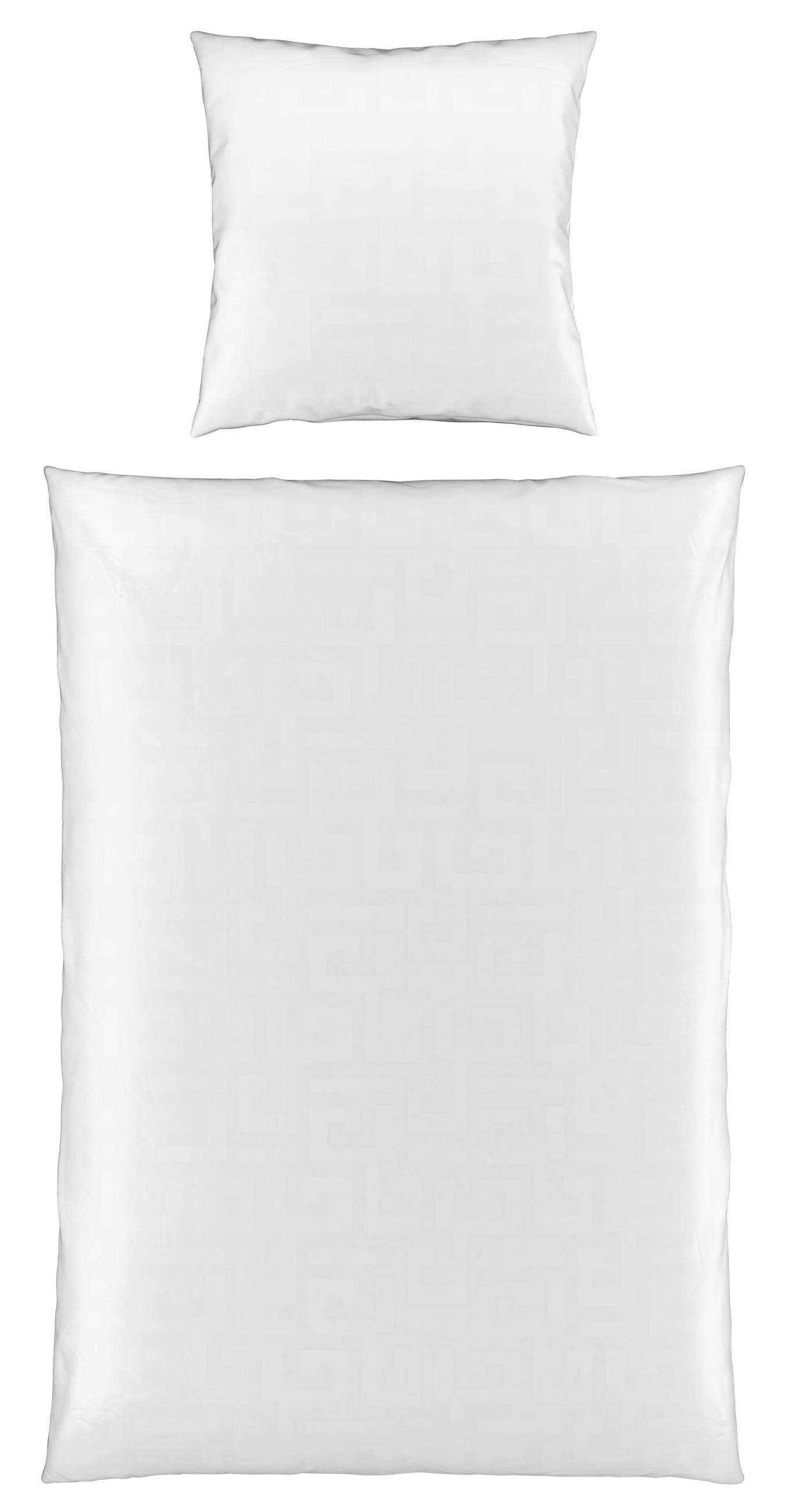 WENDEBETTWÄSCHE Mila Satin - Weiß, Basics, Textil (135/200cm) - Bio:Vio