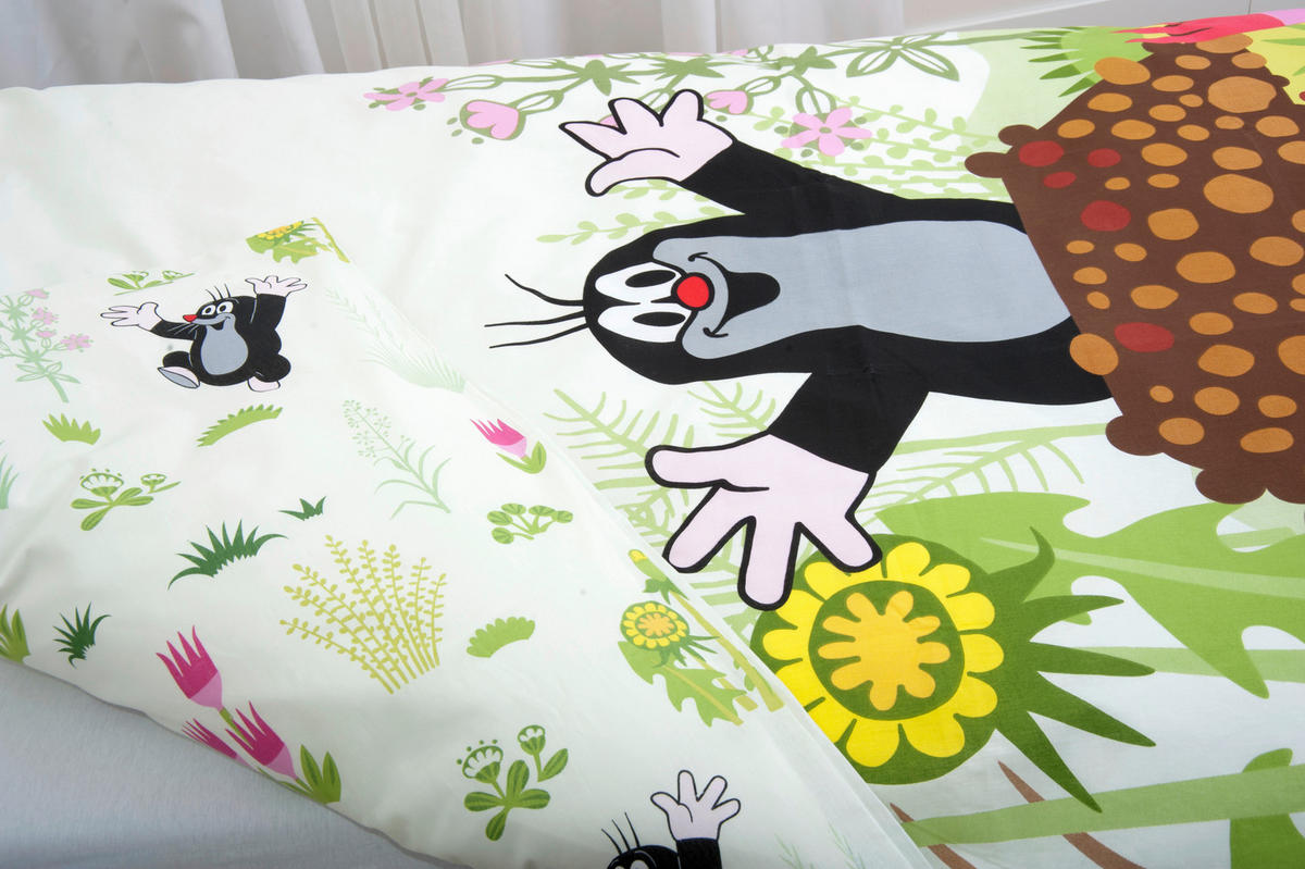 BABYBETTWÄSCHE Flanell 100/135 cm  - Grün, Basics, Textil (100/135cm) - baby best